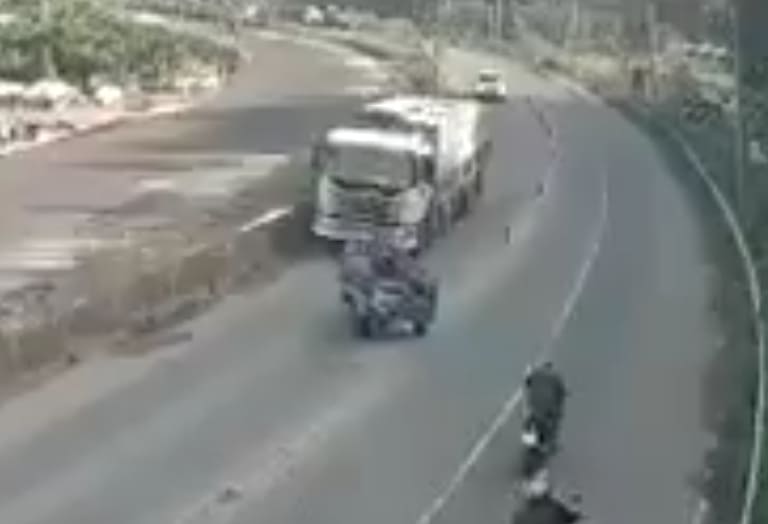 Either Suicide Or Typical Asian Driving