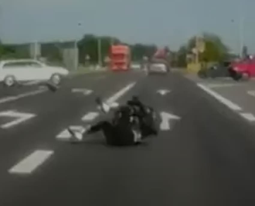 Instant Death For Female Biker