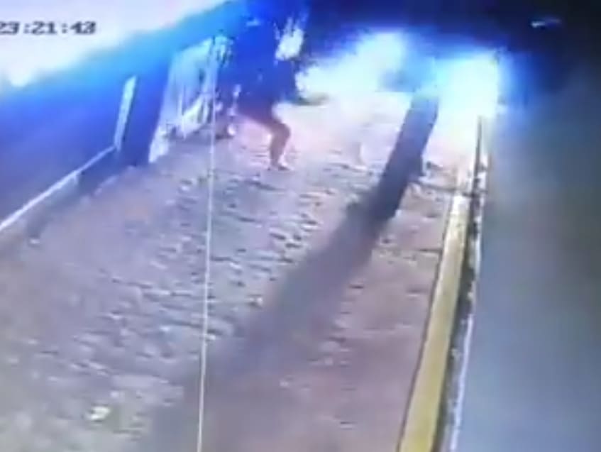 Drunk Driver Mows Down Couple On Sidewalk 