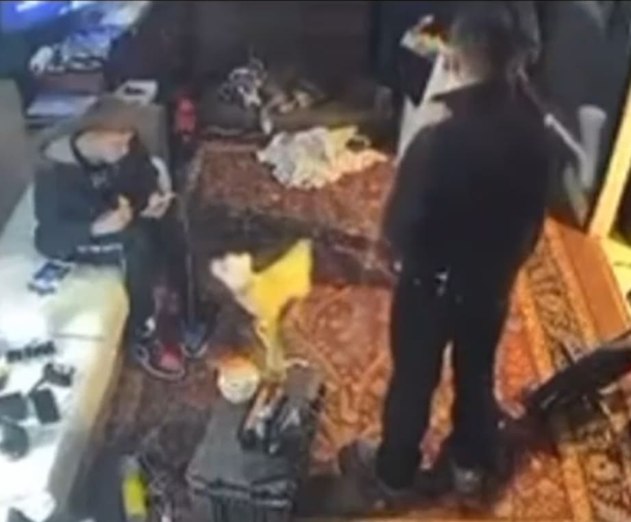 Unsuspecting Man Has Axe Buried In His Head