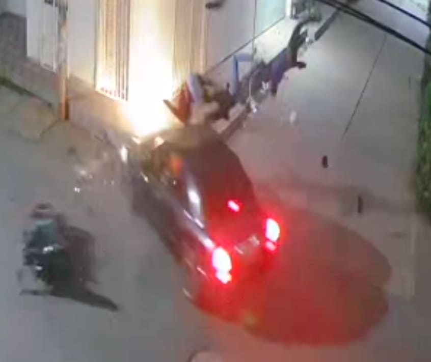 Motorbike Trio Take Flight