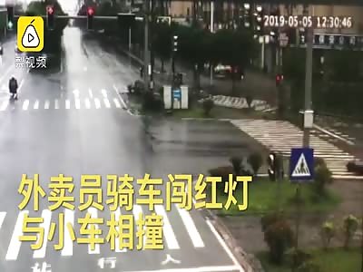 Takeaway rider taken out