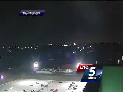 UFO caught on Live TV flying over Oklahoma City