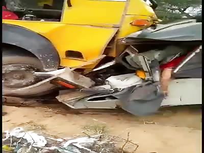 crazy traffic accident