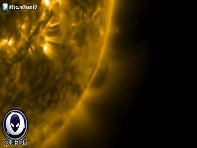 GIANT Spherical Object Near the Sun On NASA'S SDO!