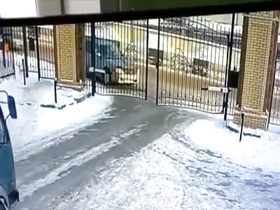 Careless drivers and shoddy construction in Russia