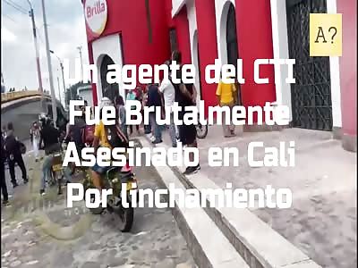 CTI Agent Lynched by Citizens after killing two protesters in Colombia
