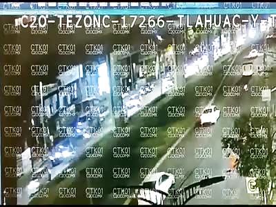 Structure falls, of the metro in Mexico