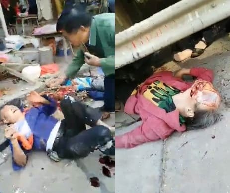 Straight Carnage in China...Truck Driver Mass Murders 