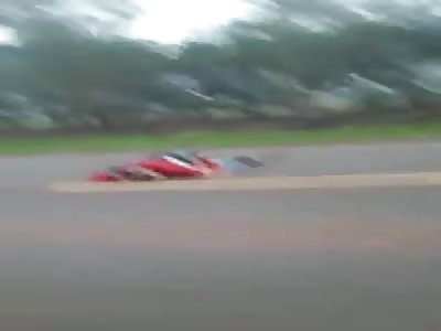 man was hit in road accident