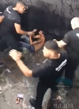 Beaten by Entire Mob of Rival Soccer Fans