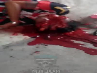 dead man with several headshots