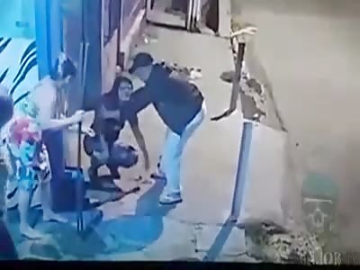 Worthless Scumbag Stabs Girl in Assault