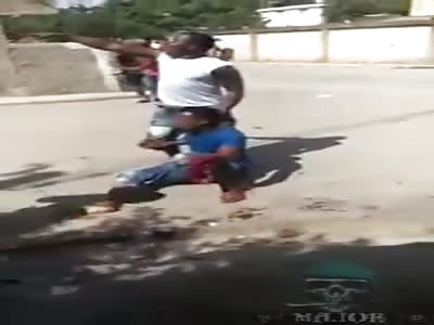 Man have cut arm with machete attack