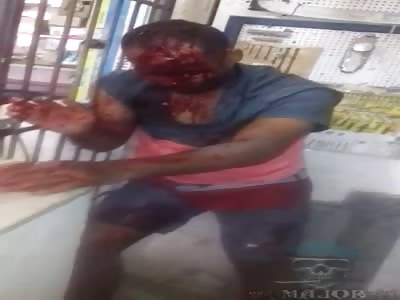 Robber Beaten by Karma