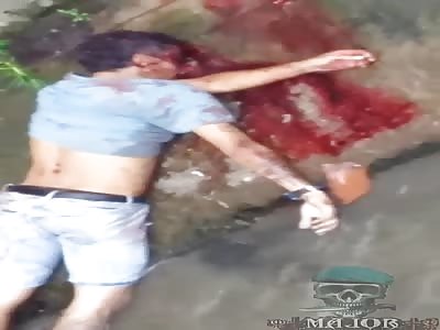 murdered man thrown in ditch