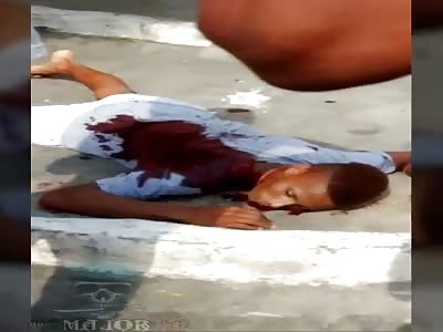 young man is killed by knife blows