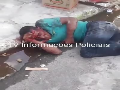 Thief injuried after beaten