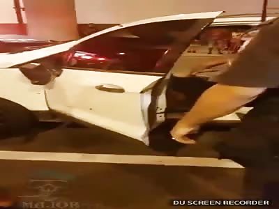 thief caught by police officers