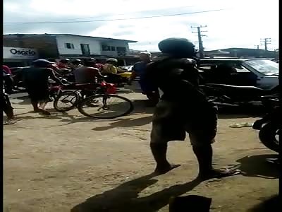 Old man was stabbed in the neck