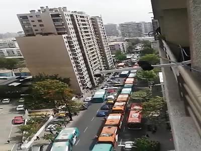 Riots and sabotage in the streets of Brazil