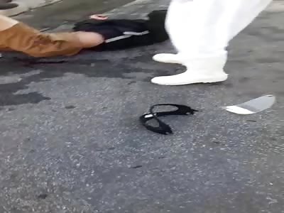 Thief hit by angra people