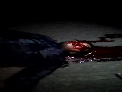 HorrÃ­fic death,  man in agony after  get shots