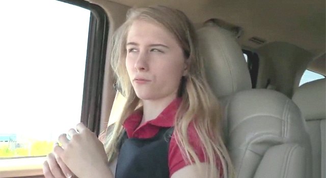 18-Year-Old Bitch Goes For Broke.