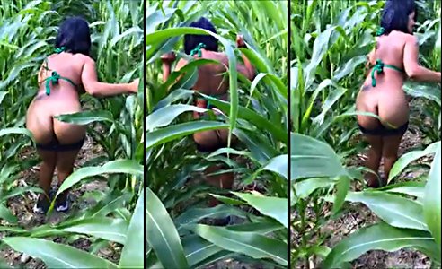 Whore takes advantage that her parents left the farm to fuck with the boyfriend 