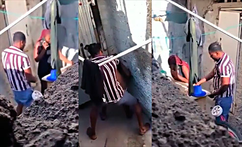 OMG, They make phone call to cheating wife while fucking the neighbor 