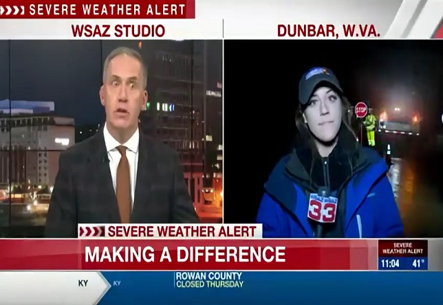 She Doesn't Sound OK: News Reporter Gets Hit By A Car Live