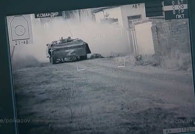 POV Inside of Ukrainian Anti-Tank System Wreaking Havoc