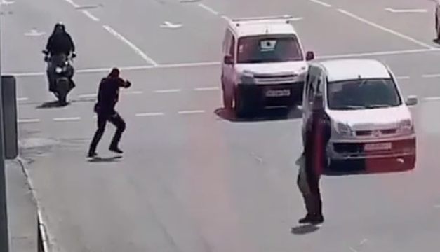 I Guess the Officer Thought the Motorcycle Would Stop?