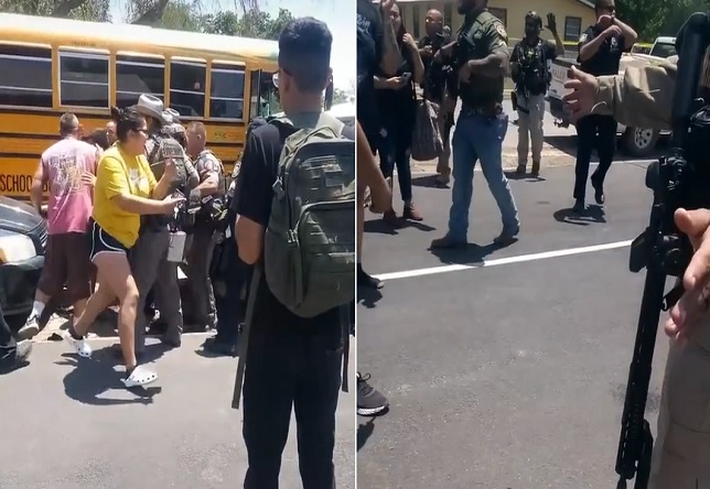 Immediate Aftermath of Robb Elementary Shooting.