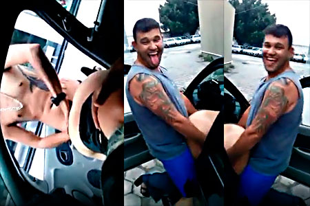 3 drugged guys fucking the most whore in their neighborhood 