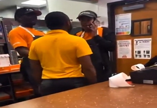 Boss Punches Female Employee Trying to Leave Work.