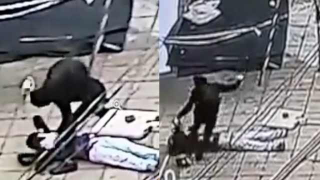 Robbed & Brutally Stabbed in the Face While Crossing the