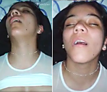 Her first time loses consciousness and passes out 