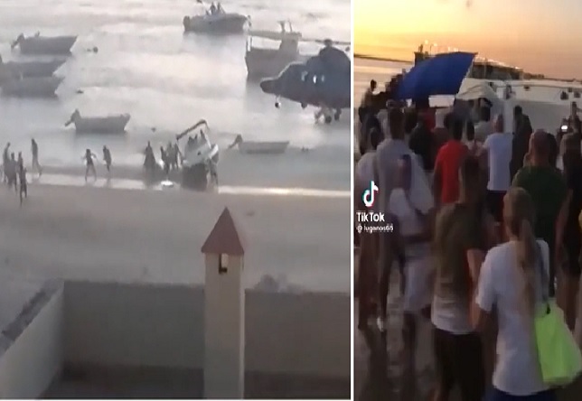 Spanish Beachgoers Steal Drugs From Narco Boats as