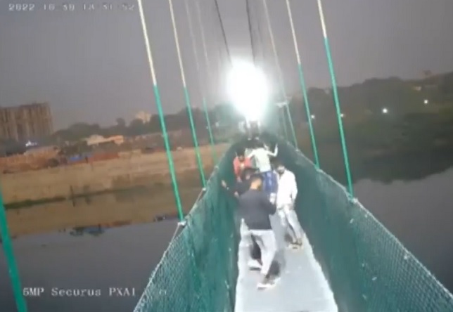 Giant Suspension Bridge In India Collapses, Killing At Least 141