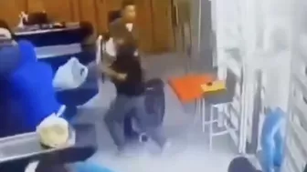 Man Randomly Starts Shooting People at a Supermarket!