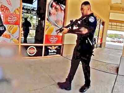 Cop Tracking Down & Killing Mass Shooter at Allen Outlet Mall