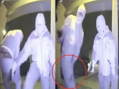 Don't Give Morons Guns... Robber Shoots Self.