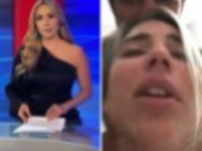 Leaked video of a news anchor
