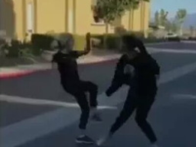 DAMN: Cute Blonde ends Black Bully with Karate Skill