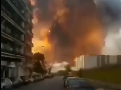 POV: Up Close and Personal Explosion