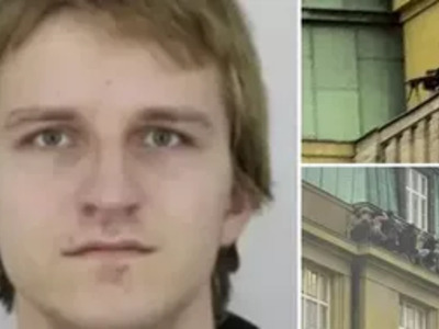 Students Running to Ledge, Brave Police Officer Getting Gunman to Shoot at Him to Save the Kids.