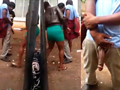 The Girls go Crazy and want to abuse him for his huge cock