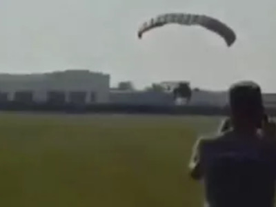 Man Recording Paraglider take off Misses the Best Part...Watch
