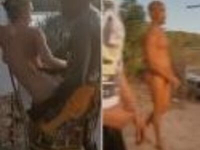 White slut on African holiday